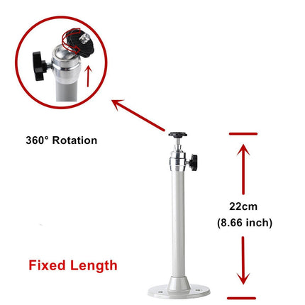 Mini Projector Wall & Ceiling Mount Bracket – 360° Rotation – Aluminium Alloy – Max Load 5kg – Ready to Install