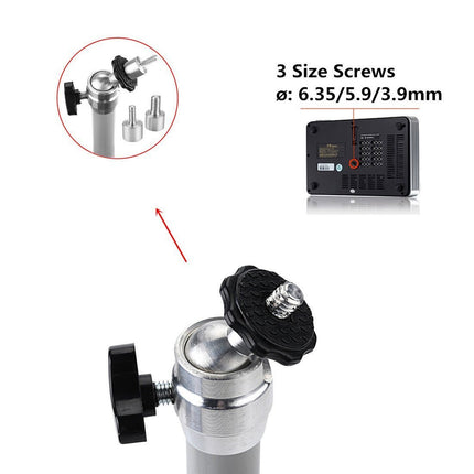 Mini Projector Wall & Ceiling Mount Bracket – 360° Rotation – Aluminium Alloy – Max Load 5kg – Ready to Install