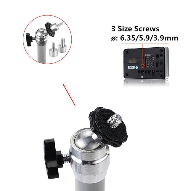 Mini Projector Wall & Ceiling Mount Bracket – 360° Rotation – Aluminium Alloy – Max Load 5kg – Ready to Install