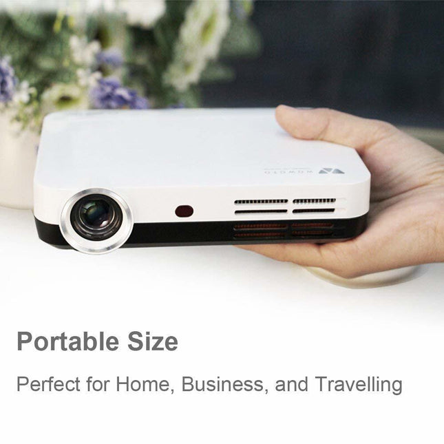Wowoto H10 Smart Projector 4500 Lumens Supports 4K Wifi Bluetooth