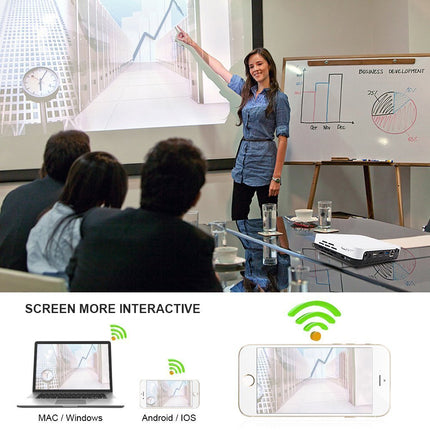 Wowoto H9 Video Projector, 3500 Lumens - Hd