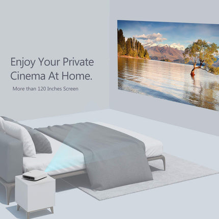 XGIMI Z6 Polar Smart Portable Projector Full HD 1080P, 700 ANSI Lumens, Auto Keystone, 3D Ready, Wi-Fi & Bluetooth, 40"–300" Display