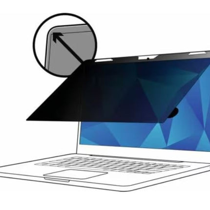 3M PF170W1B Privacy Filter 17" Laptop 16:10 Reversible Matte/Glossy