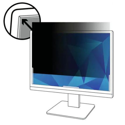 3M PF240W1B Privacy Filter for 24in Monitor Reversible Anti-Glare