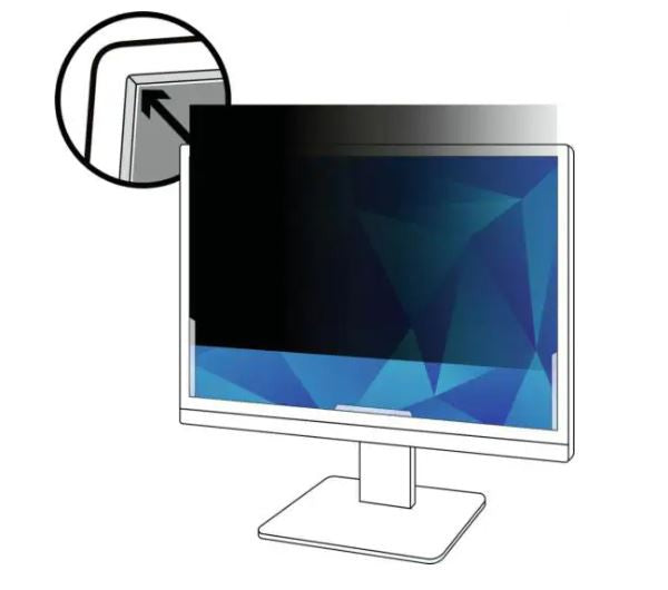3M PF270W9B Privacy Filter for 27-inch Monitor with Blue Light Reduction