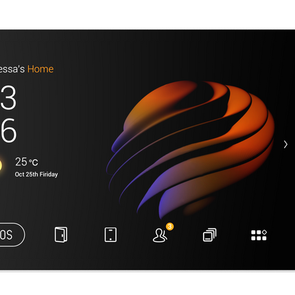 Akubela HyPanel Pro 8-Inch Android Smart Home Control Panel with PoE