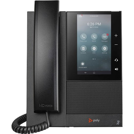 Poly CCX 505 Open SIP Business Media Phone with 5-Inch Touchscreen