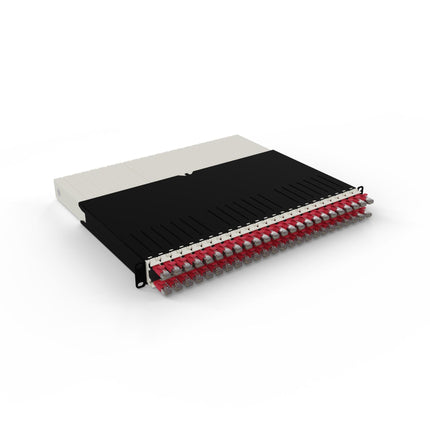 Patchbox One 8RU STP Red 24-Port Retractable Cable Management System