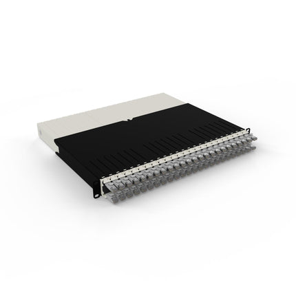 PATCHBOX one 8RU STP Grey 24-Port Retractable Cable Management System