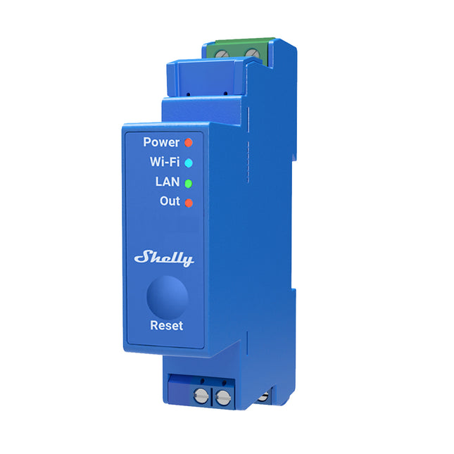 Shelly Pro 1 DIN Rail Smart Relay 16A with Wi-Fi, LAN & Bluetooth