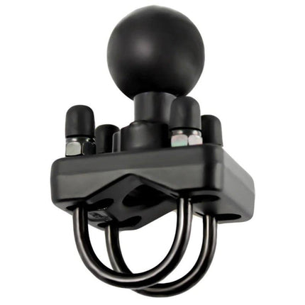 RAM Mount RAM-235U Double U-Bolt Base with 1.5" Ball for 1"-1.25" Rails