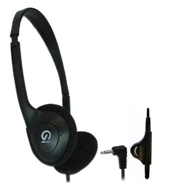 Shintaro Lightweight Stereo Headphones with Volume Control & 2.5m Cord