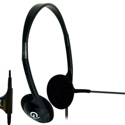Shintaro SH-102M Lightweight Stereo Headset with Microphone for VoIP
