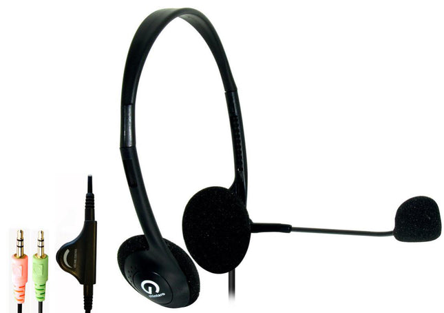 Shintaro SH-102M Lightweight Stereo Headset with Microphone for VoIP