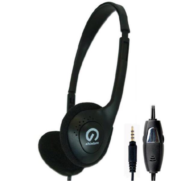 Shintaro SH-102M Lightweight Stereo Headset with Adjustable Mic