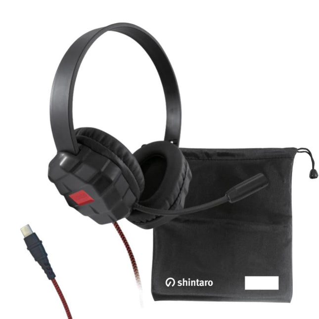 Shintaro Rugged Kids Headset with Boom Mic & Twistable Headband