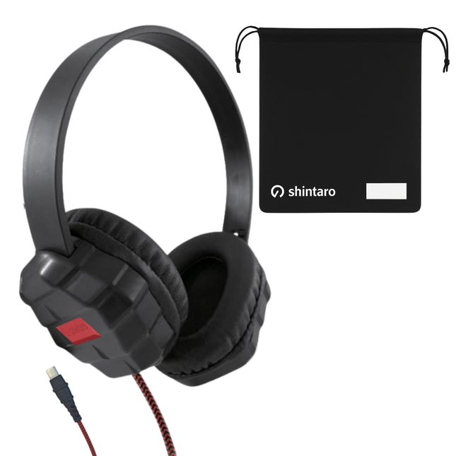 Shintaro SH-130 Rugged Kids USB-C Headset with Boom Mic