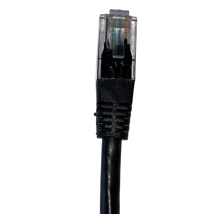 Shintaro Cat6 24 AWG Network Patch Cable Black 1m with PoE Support