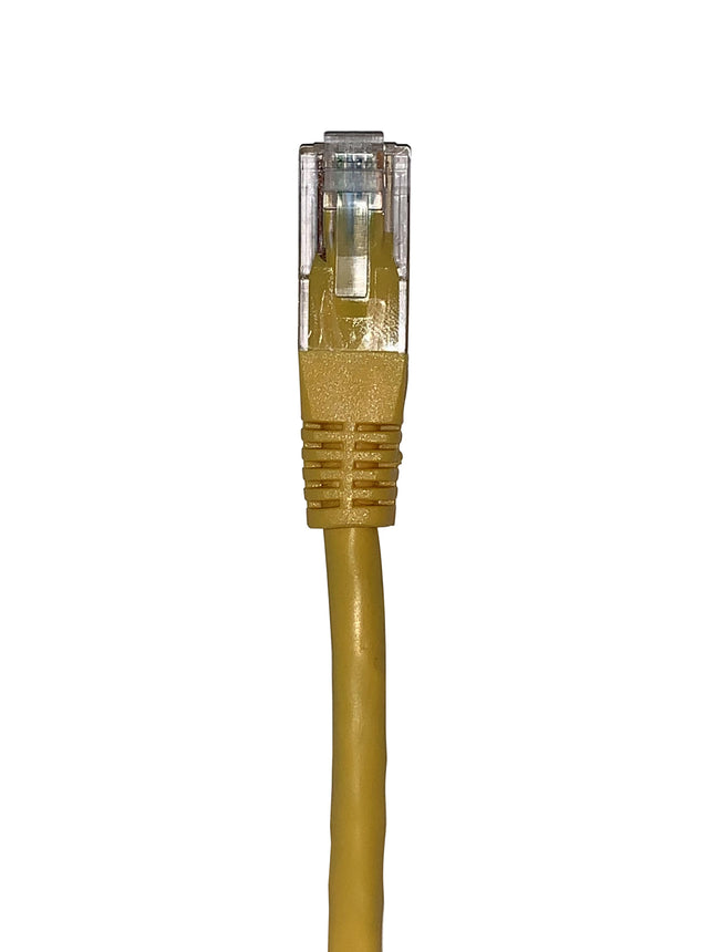 Shintaro Cat6 24 AWG Ethernet Patch Cable Yellow 15M with PoE Support