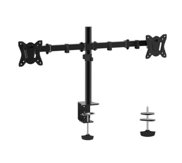 Shintaro Dual Desktop Monitor Mount for 10-27 inch Screens 9kg Capacity