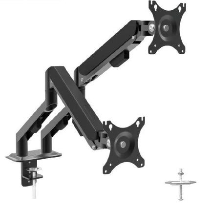 Shintaro Dual Swivel Gas Monitor Arm for 10-27 inch Displays up to 9kg