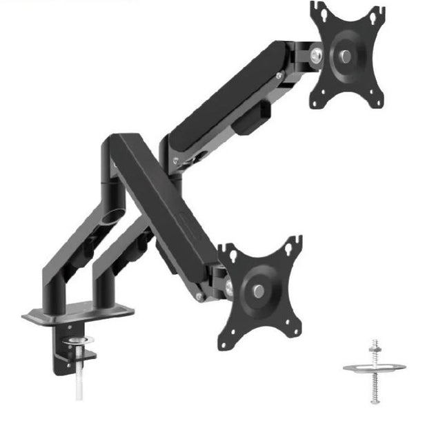 Shintaro Dual Swivel Gas Monitor Arm for 10-27 inch Displays up to 9kg