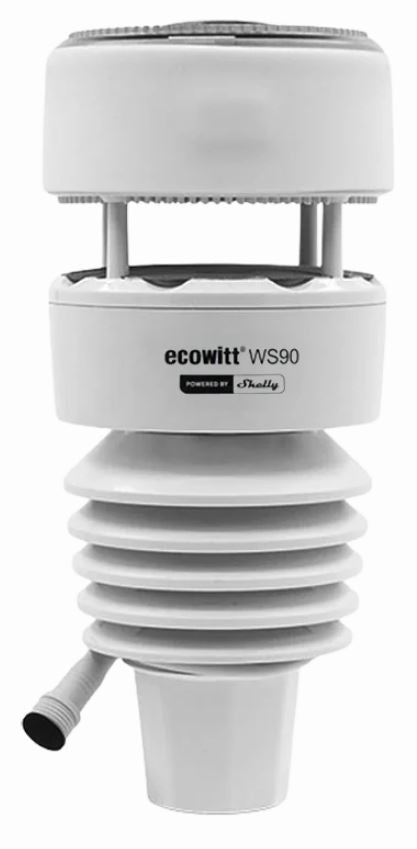 Ecowitt WS90 7-in-1 Smart Weather Station with Bluetooth & Zigbee