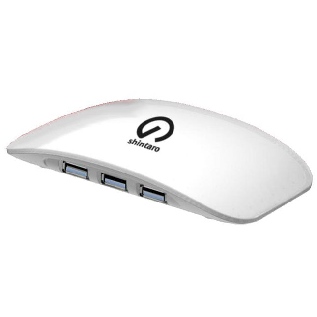 Shintaro SH-HUB4V4 Compact 4-Port USB 2.0 Hub for Laptop & Desktop