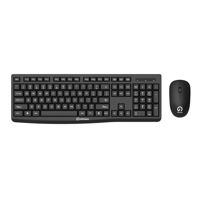 Shintaro SH-KBM-01W Wireless Keyboard & Mouse Combo 2.4GHz 10m Range