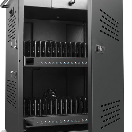 Shintaro 32-Port USB-C 2000W GaN Charging Trolley with Smart App Control