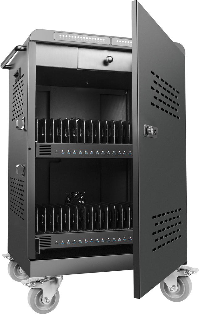 Shintaro 32-Port USB-C 2000W GaN Charging Trolley with Smart App Control