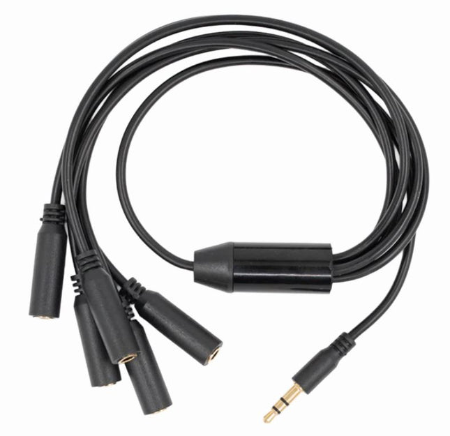 Shelly Splitter 1 to 5 3.5mm Jack for Multi-Point Temperature Monitoring