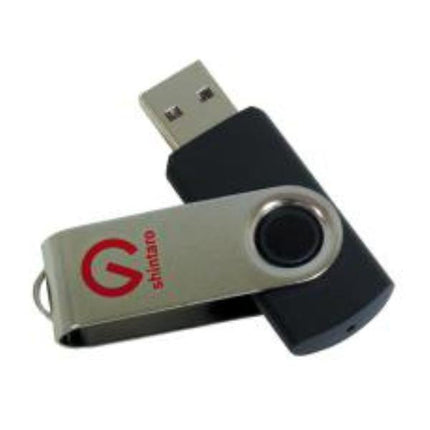 Shintaro 128GB Rotating Pocket Disk USB 3.2 High-Speed Flash Drive
