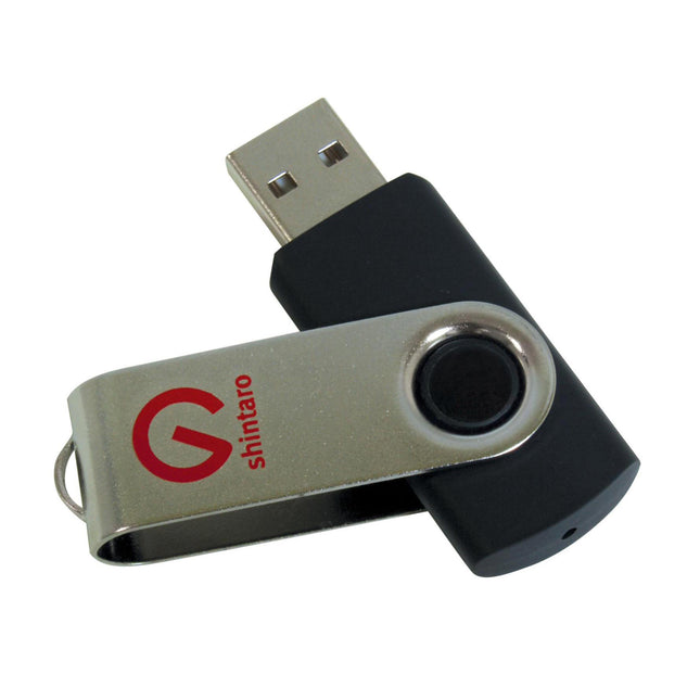 Shintaro 16GB Rotating Pocket Disk USB 2.0 Flash Drive