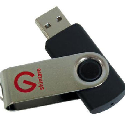Shintaro 64GB Rotating Pocket Disk USB 2.0 Flash Drive