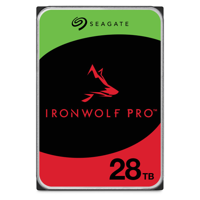 Seagate IronWolf Pro 28TB Enterprise NAS HDD 7200 RPM SATA 512MB Cache
