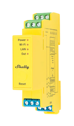 Shelly PRO RGBWW PM 5-Channel DIN Rail Smart LED Controller with Metering