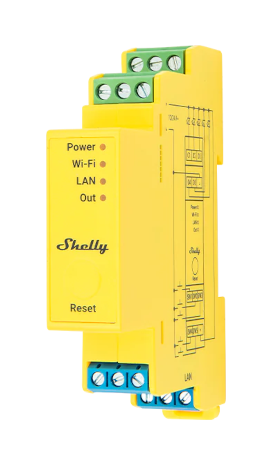 Shelly PRO RGBWW PM 5-Channel DIN Rail Smart LED Controller with Metering