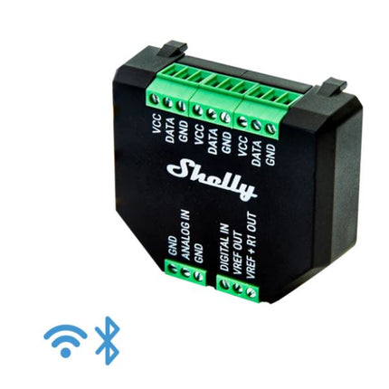 Shelly Plus Add-On Sensor Interface for Temperature & Humidity Monitoring