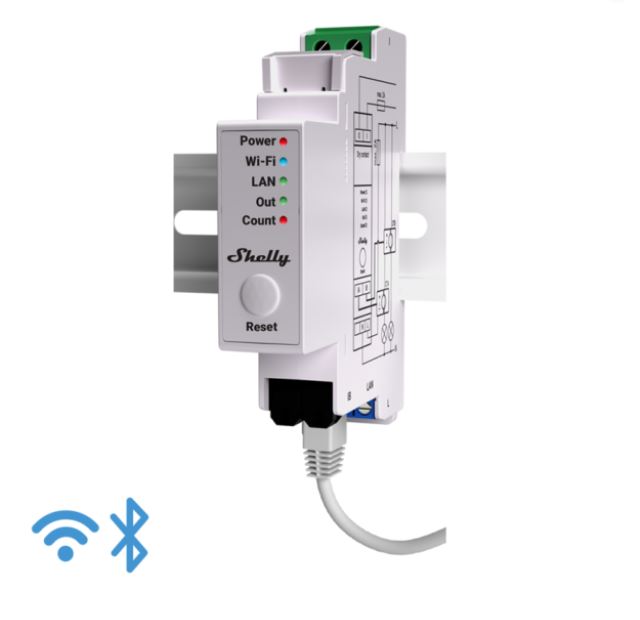Shelly PRO EM-50 DIN Rail Energy Meter with Wi-Fi & Bluetooth Control