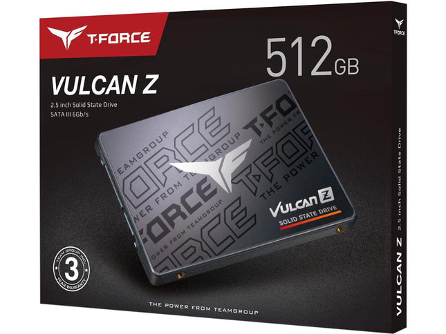 Team Group T-Force Vulcan Z 512GB SATA III 3D NAND SSD 540MB/s