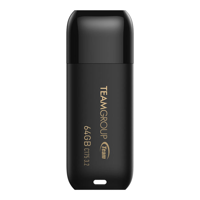 Team Group C175 64GB USB 3.2 Gen 1 Flash Drive with Cap Storage Design