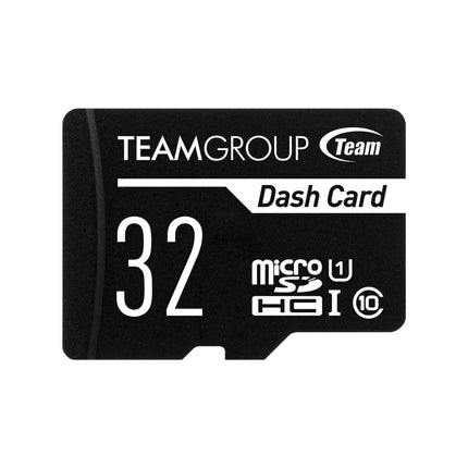 Team Group Dash 32GB Micro SDHC UHS-I U1 Memory Card for Dash Cams