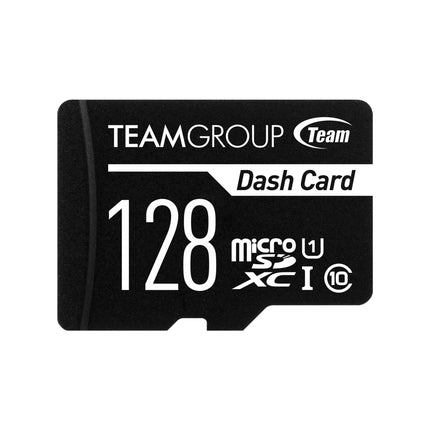Team Group Dash 128GB Micro SDXC UHS-I U3 V30 A1 Card for Dash Cams