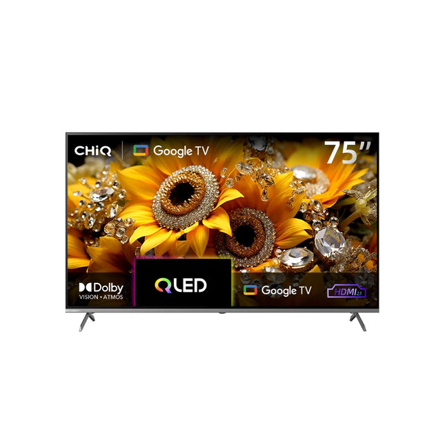 CHiQ U75QM10 75" 4K QLED Google TV with Quantum Dot Technology