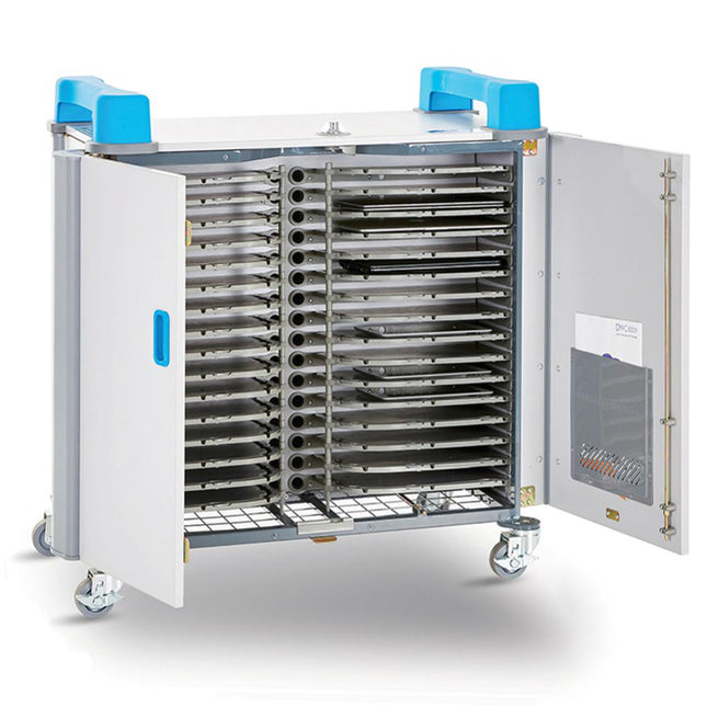 LapCabby UniCabby 32H Mobile Charging Cart for 32 Laptops & Tablets