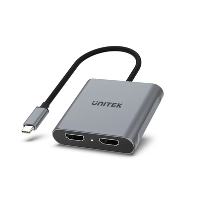 Unitek V1404B USB-C to Dual HDMI 4K 60Hz Adapter with MST Support