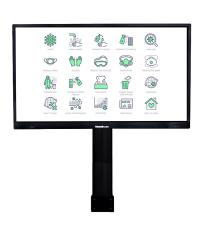 TouchBoard Wall Mount Height Adjustable System Centre Lift 136kg