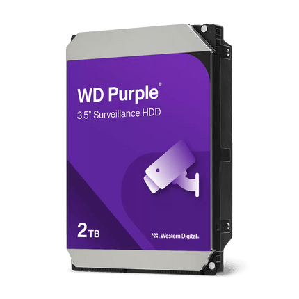 WD Purple 2TB Surveillance Hard Drive 5400RPM 64MB SATA 6Gb/s 3.5"