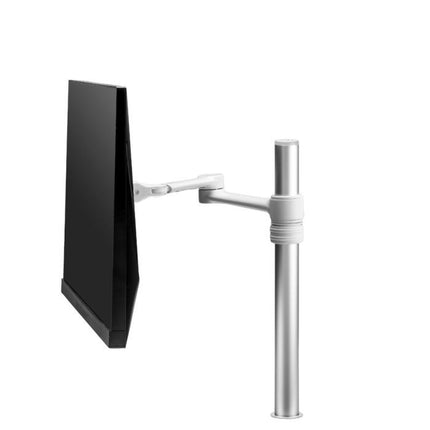 Atdec AF-AT-SW Single Monitor Swing Arm Desk Mount on Post White
